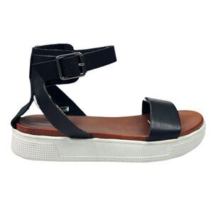 Maurices Hadly Black Ankle Strap Platform Sandals - Size 8
